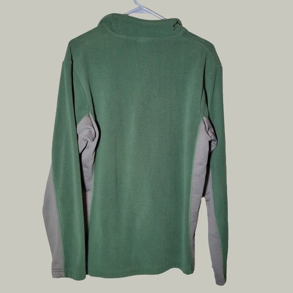 NFL Team Apparel Mens Green Bay Packers Quarter Zip Pullover Green Size Large - Picture 3 of 3